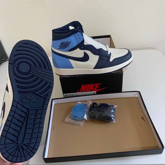 Air Jordan 1 Retro High OG ‘ Obsidian’ - Picture 1 of 8